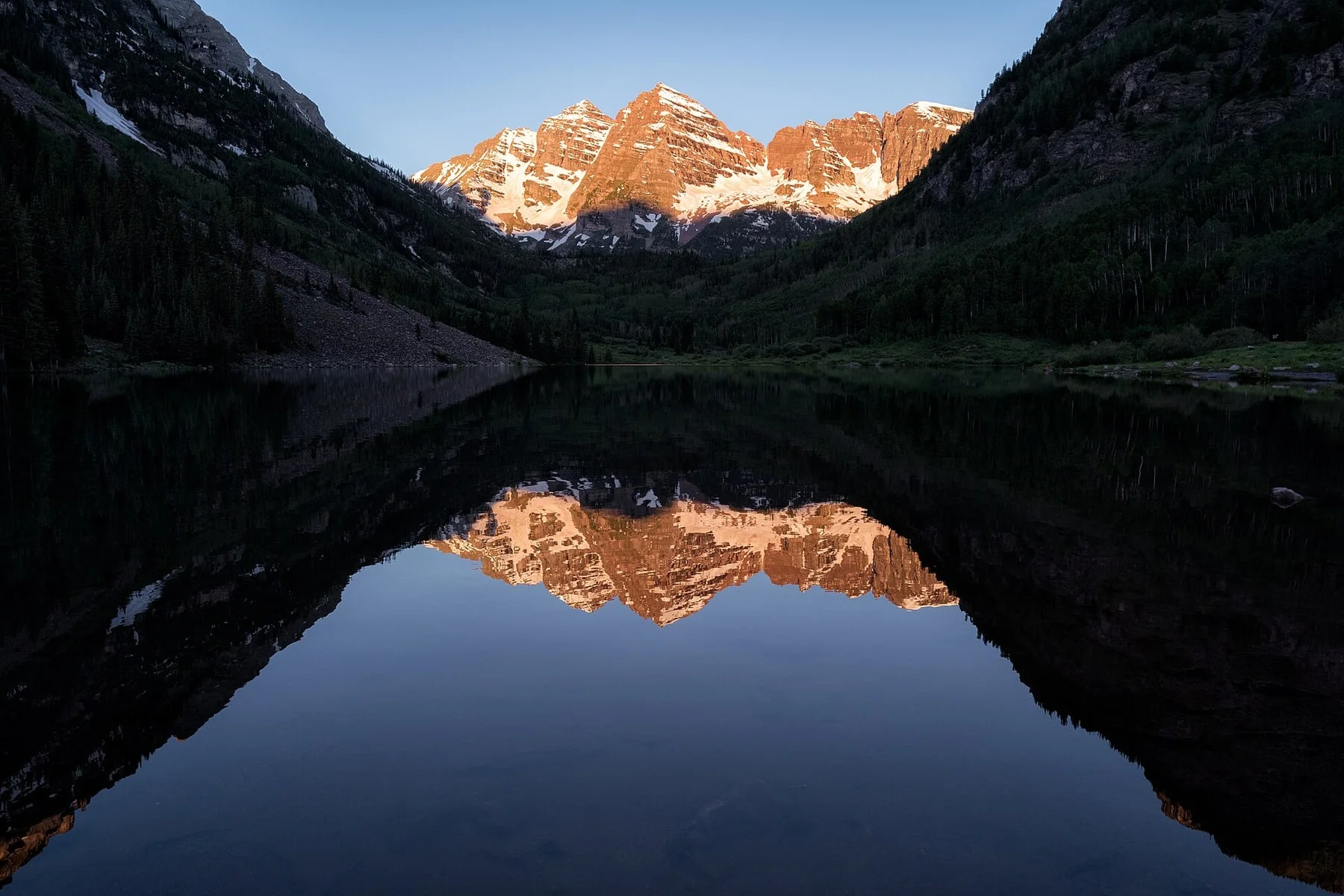 The Maroon Bells near Aspen, Colorado