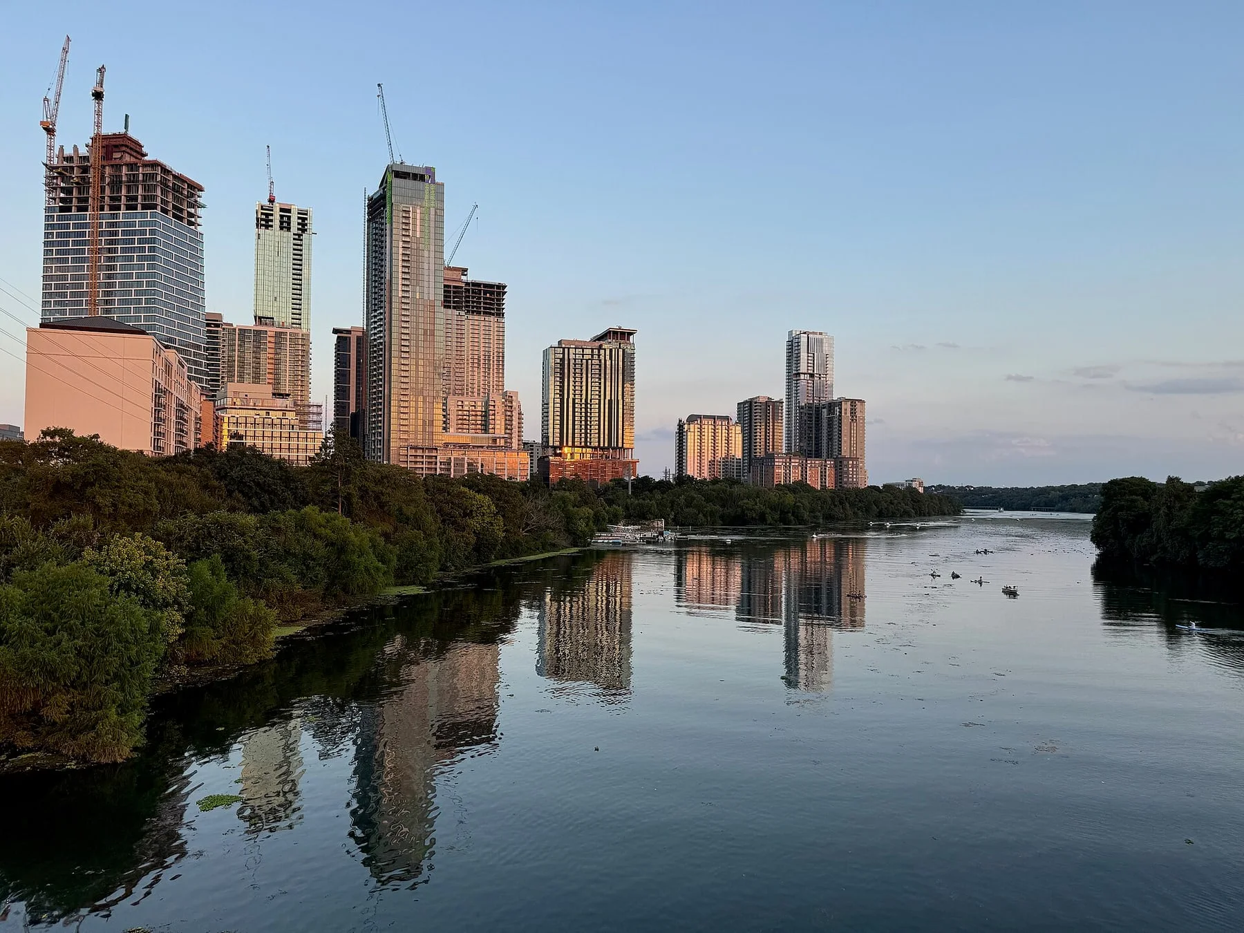 Austin, Texas, and Lady Bird Lake