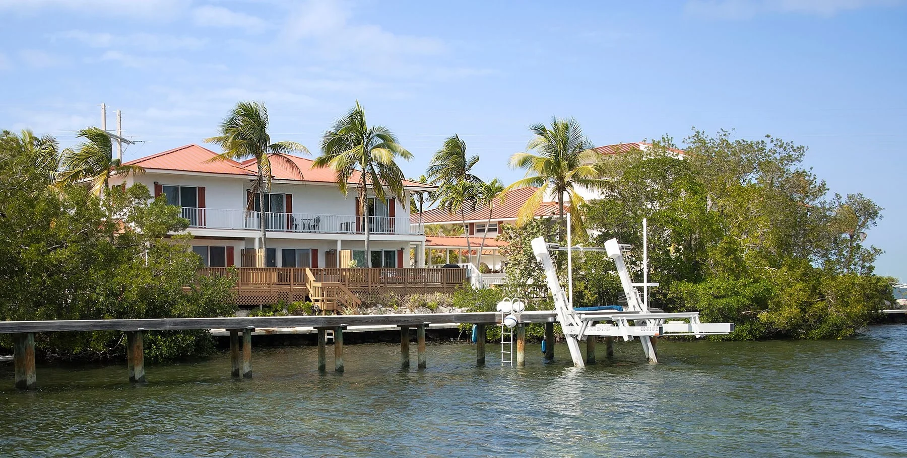 Waterfront scenery in Key West, Florida