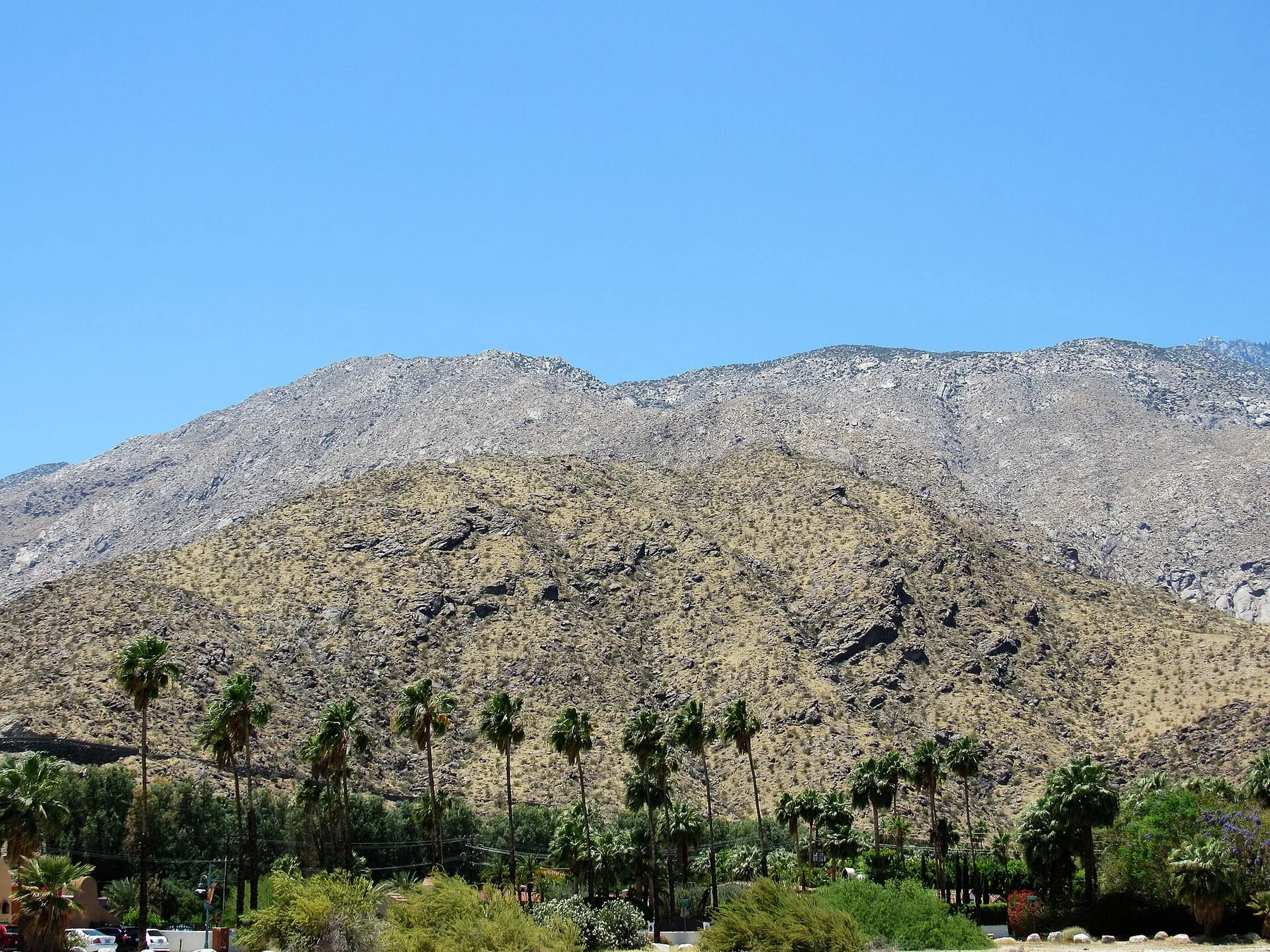 The San Jacinto Mountains at Palm Springs, California