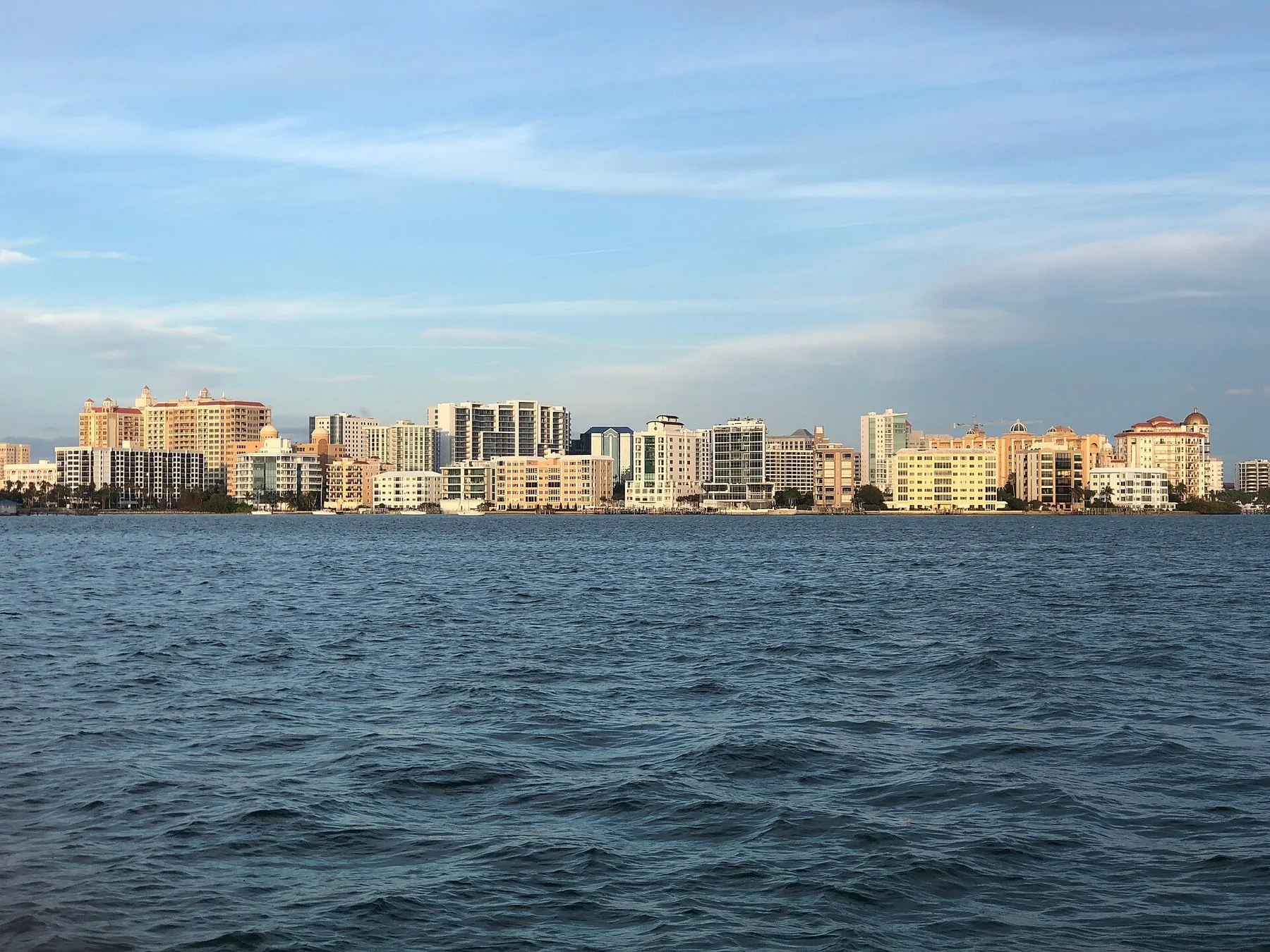 Sarasota, Florida, viewed from Bird Key Park