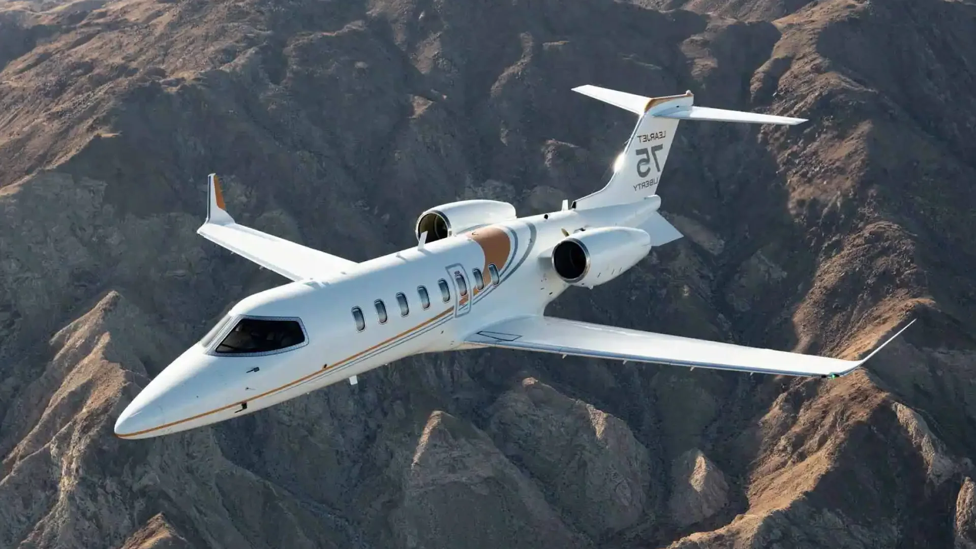 Super midsize jet charter planning illustration