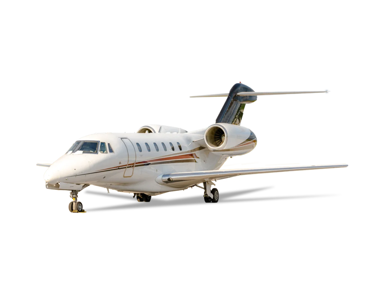 Long range private jet charter planning illustration